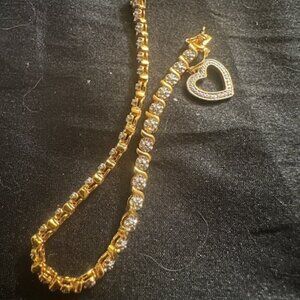 Radiant Romance: PAJ Heart Charm Bracelet